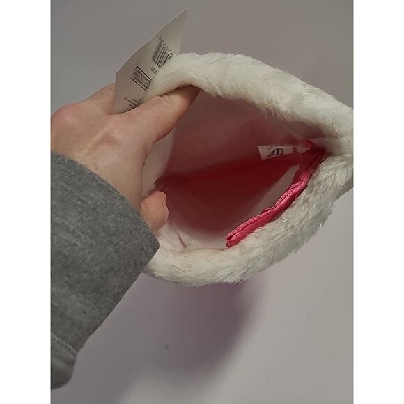 Supergirl Christmas Stocking NEW by Kurt S Adler 18" Hot Pink "S" Logo DC Comics - Picture 9 of 11